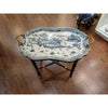 Lovecup TRAY TABLE WITH WOOD STAND-BLUE WILLOW L188