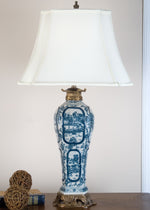 Lovecup Blue & White Willow Porcelain Table Lamp L249