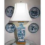 Lovecup Blue Willow Porcelain Table Lamp L254
