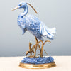 Lovecup Blue Crane with Bronze Base