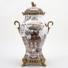 Lovecup Foo Dog Lidded Jar With Bronze- Imperial Palace L368
