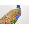 Lovecup Porcelain and Bronze Peacock Figurine L377