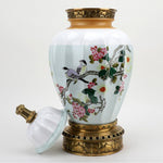 Lovecup Spring Blossom Jar with Bronze Ormolu Accents L378