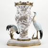 Lovecup Two Birds And Vase With Bronze Ormolu L380