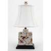 Lovecup Felaria with Bird and Flowers Square Table Lamp L391