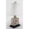 Lovecup Felaria with Bird and Flowers Square Table Lamp L391