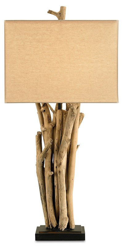 Currey and Company Driftwood Table Lamp 6344