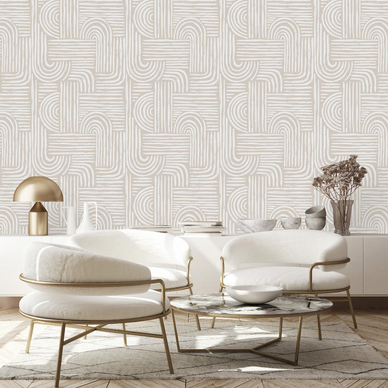 Light Lines Pattern Wallpaper