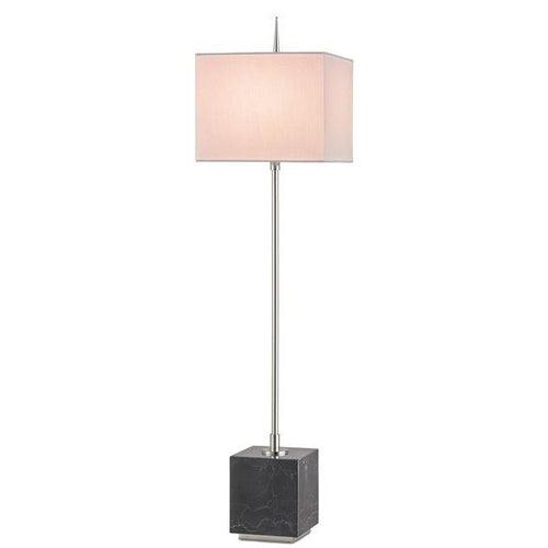 Currey and Company Thompson Console Table Lamp, Nickel 6974 - LOVECUP