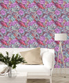 Brightly Vintage Floral Wallpaper