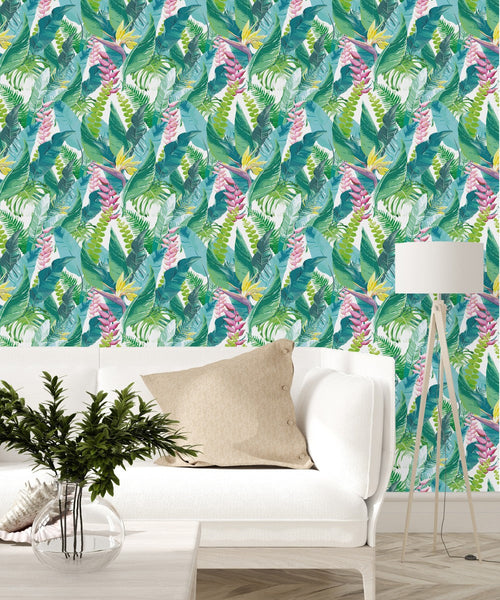 Leaves Grove Wallpaper