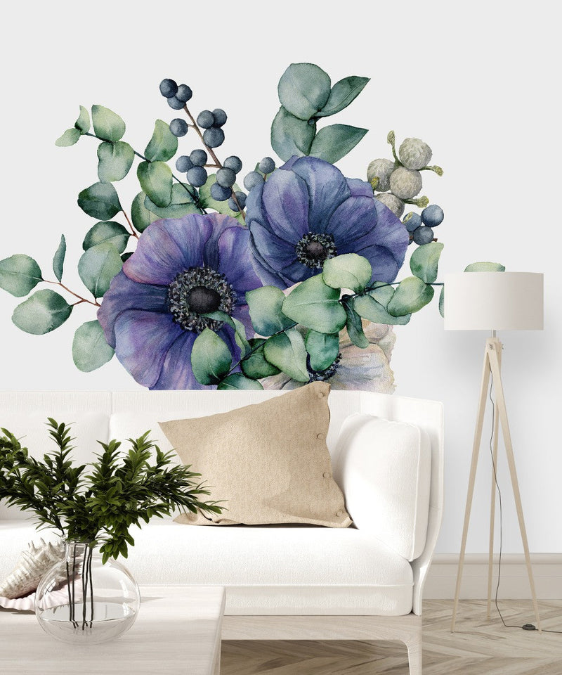 Bouquet of Purple Flowers Wallpaper