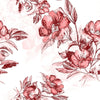 Contemporary Painted Flowers Wallpaper Smart