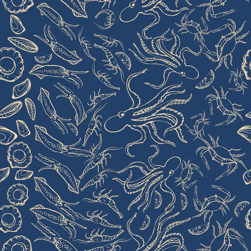 Dark Blue Ocean World Wallpaper
