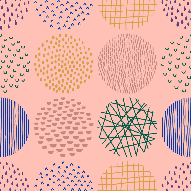 Pink Circles Wallpaper