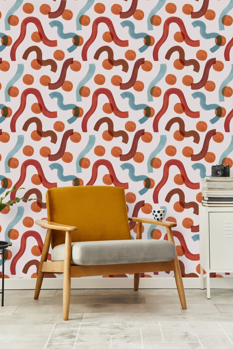 Colorful Abstract Elements Wallpaper