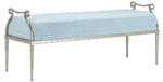 Currey and Company Genevieve Spa Silver Bench 7000-0002