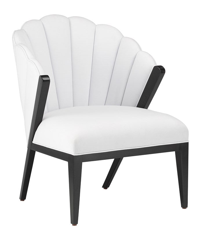 Currey and Company Janelle Muslin Chair 7000-0141