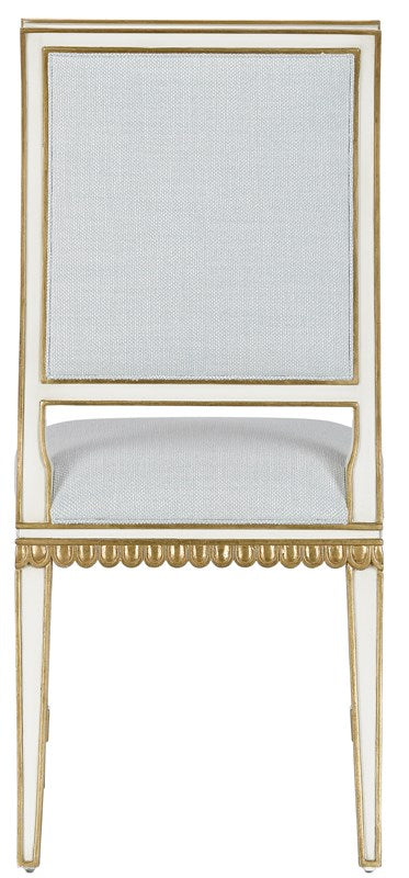 Currey and Company Ines Mist Ivory Chair 7000-0152