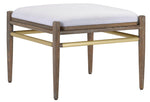 Currey and Company Visby Muslin Pepper Ottoman 7000-0281
