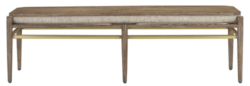 Currey and Company Visby Calcutta Pepper Bench 7000-0302