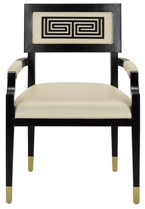 Currey and Company Artemis Leather Chair 7000-0322