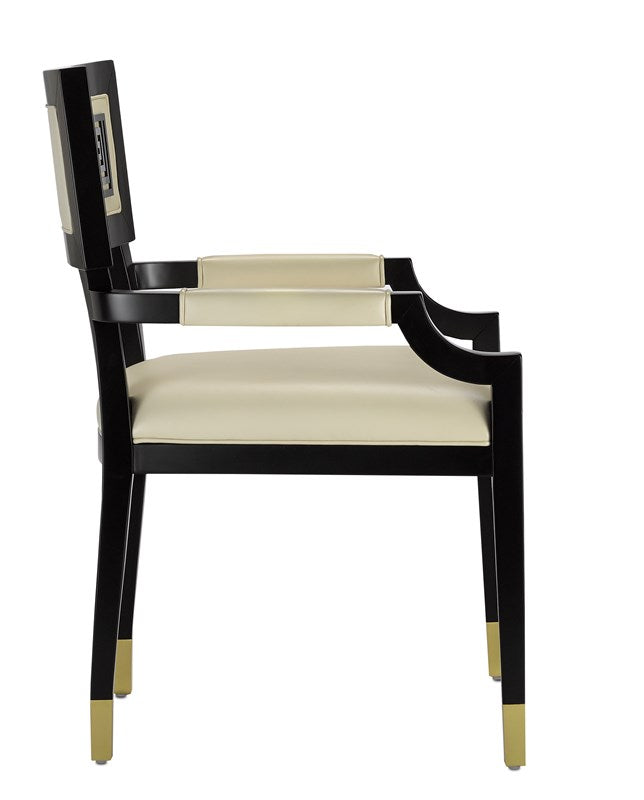 Currey and Company Artemis Leather Chair 7000-0322