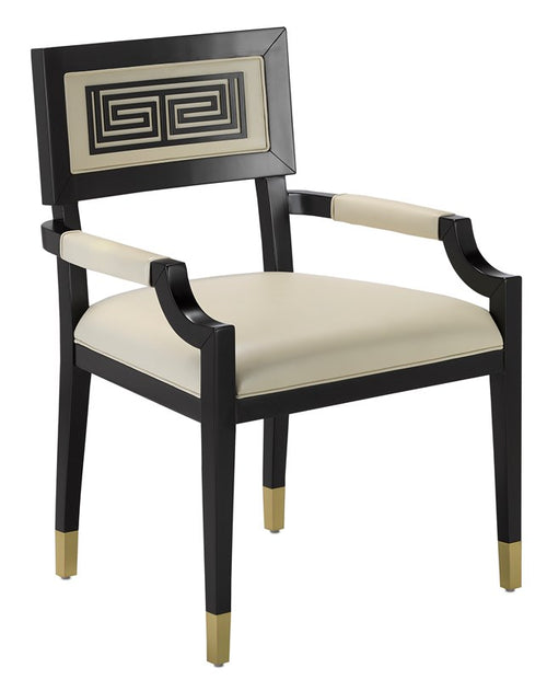 Currey and Company Artemis Leather Chair 7000-0322