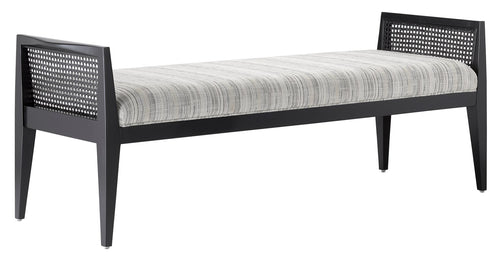 Currey and Company Teagan Ivory Bench 7000-0362