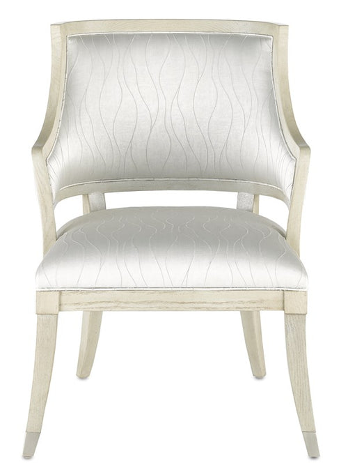 Currey and Company Brandy Platinum Chair 7000-0402