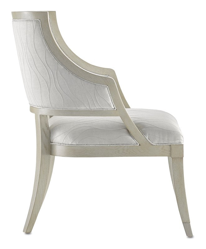 Currey and Company Brandy Platinum Chair 7000-0402