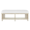 Currey and Company Norene Muslin Bench 7000-0671