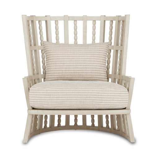 Currey and Company Norene Demetira Wing Chair 7000-0682