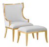 Currey and Company Garson Muslin Chair 7000-0841