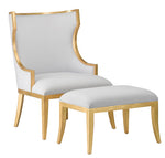 Currey and Company Garson Muslin Chair 7000-0841