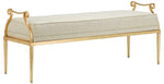 Currey and Company Genevieve Shimmer Gold Bench 7000-1042