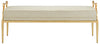 Currey and Company Genevieve Shimmer Gold Bench 7000-1042