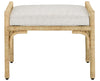 Currey and Company Olisa Pearl Ottoman 7000-1162