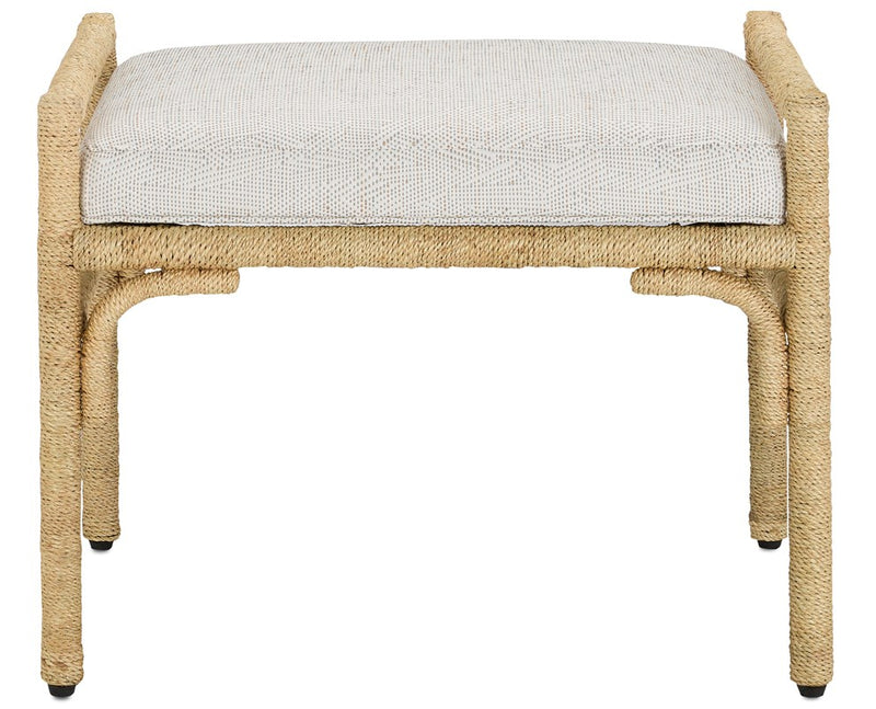 Currey and Company Olisa Pearl Ottoman 7000-1162