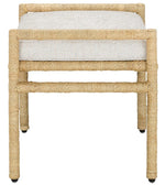 Currey and Company Olisa Pearl Ottoman 7000-1162