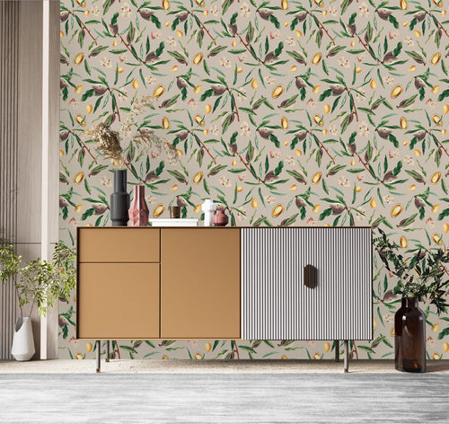 Almond Design Wallpaper