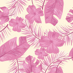 Pink Palm Leaves Wallpaper