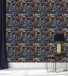 Stylish Leaves on Dark Wallpaper Vogue