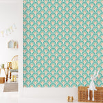 Modish Violet Flowers Wallpaper Vogue