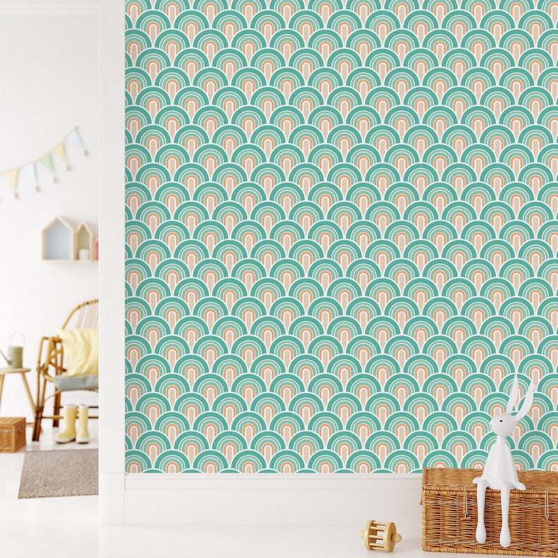 Modish Violet Flowers Wallpaper Vogue