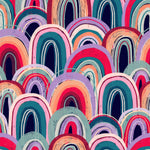 Brightly Color Rainbows Wallpaper