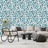Fashionable Green Leaves Wallpaper Chic