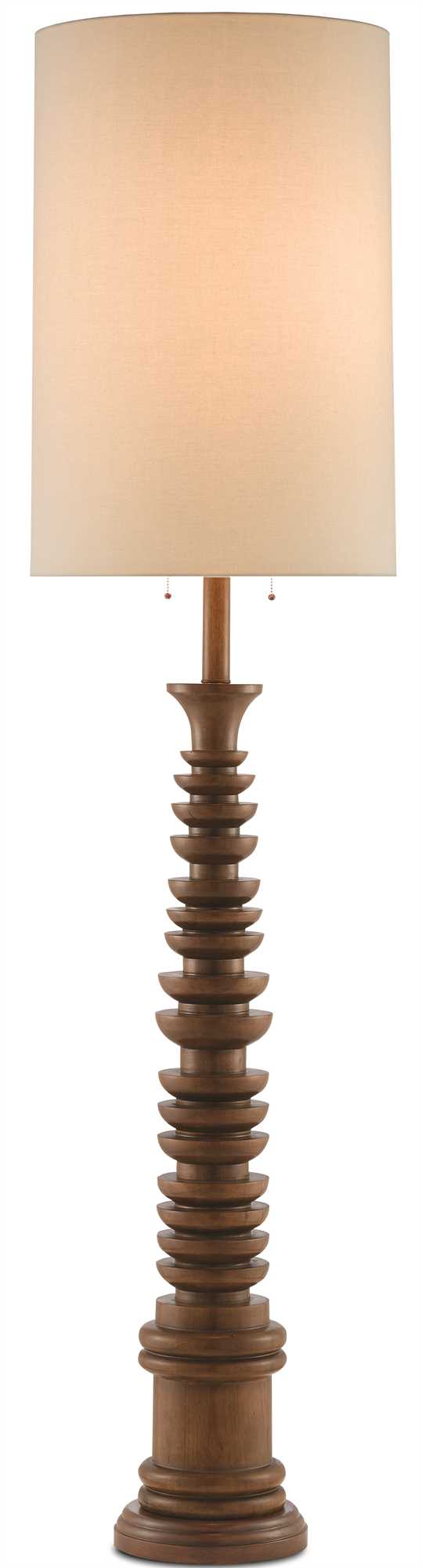 Currey and Company Malayan Floor Lamp 8000-0034