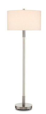 Currey and Company Bravo Gray Floor Lamp 8000-0096