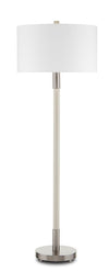 Currey and Company Bravo Gray Floor Lamp 8000-0096